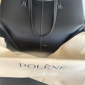 Polene Cyme Black Tote Bag - Almost brand new.